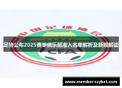 足协公布2025赛季俱乐部准入名单解析及新规解读