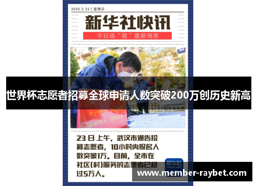 世界杯志愿者招募全球申请人数突破200万创历史新高 世界杯志愿者招募全球申请人数突破200万创历史新高